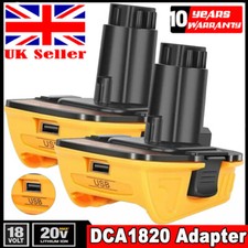2X For Dewalt Battery Adapter