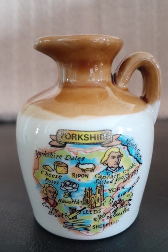 Mini toby jug map of - jug:,