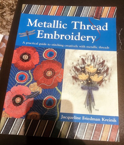 Metallic thread embroidery - metallic, a