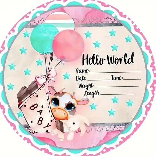 Hello world wooden sign - world, gift