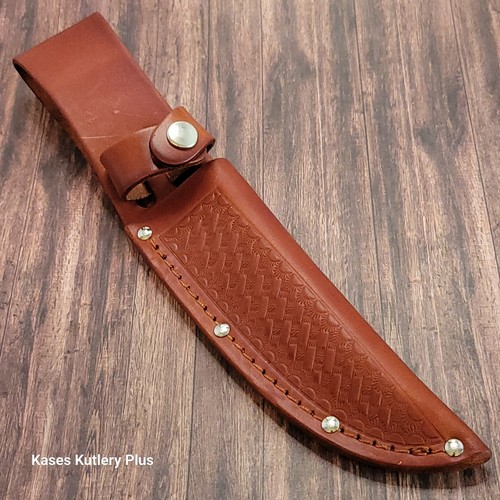 Brown leather basketweave - leather,