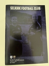 Selkirk v Whitehill Welfare Lowland League Football Programme Season 2017-2018