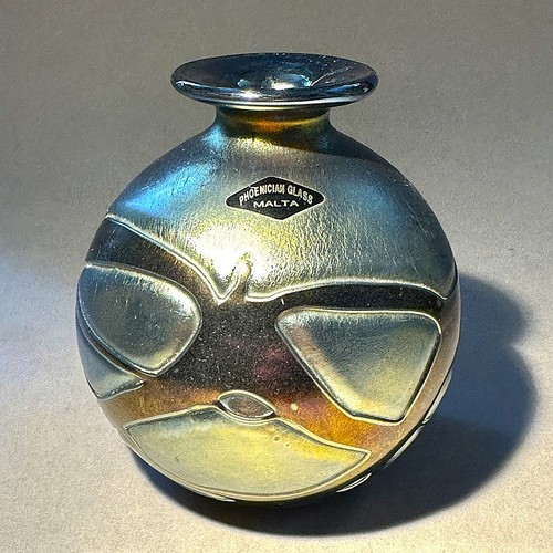 Phoenician glass malta blue - phoenician,