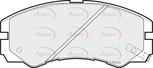 Front axle brake pads - axle,