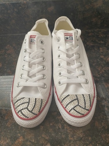 Volleyball blinged converse - blinged,