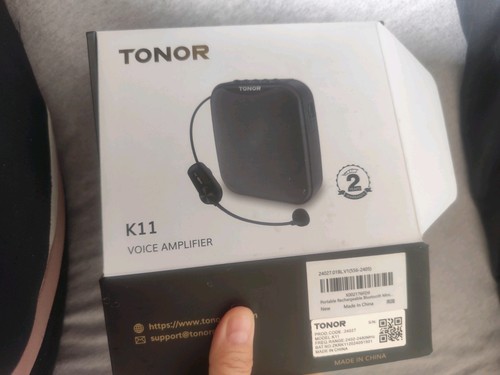 Portable voice amplifier - amplifier, with