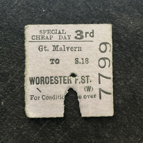 Half railway ticket - ,