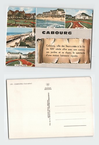 Vintage postcard cabourg - postcard,