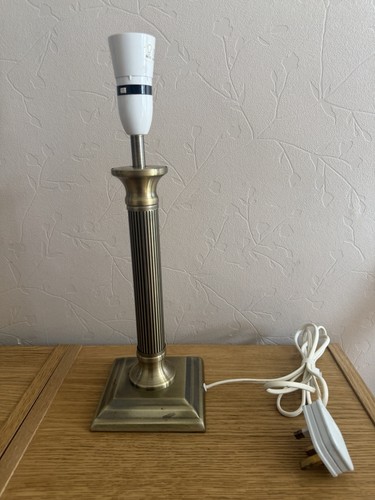 Nelson brassed column table - nelson,