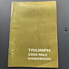 TRIUMPH 2000Mk2 Handbook 6th Edition