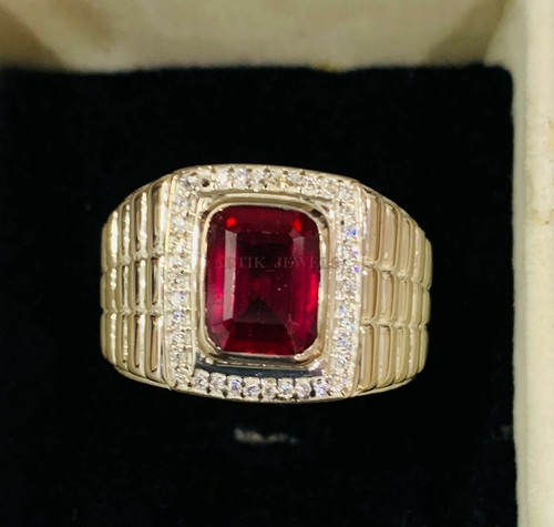 Heated ruby gemstone with - with, 925