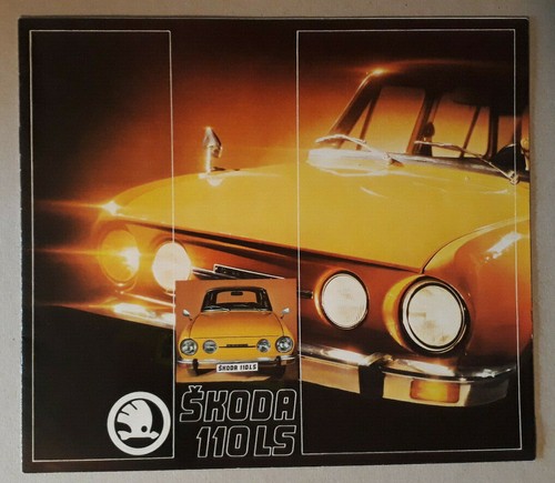 Skoda 110 brochure 1973 - skoda, ls