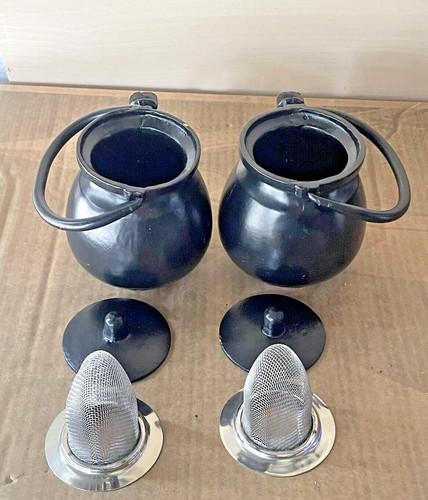 Cast iron teapots - sieve, 2