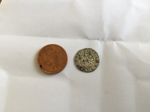 Hammered silver coin edward - hammered, i