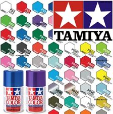 TAMIYA PS RANGE PLASTIC SPRAY PAINT 100ml CAN PS1-PS63 POLYCARBONATE MODEL PAINT
