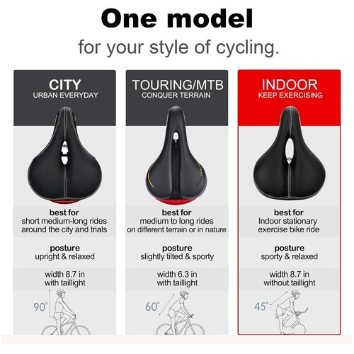 Memory foam bike seat for - memory,