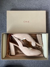 Chie Mihara Suede Sling Back