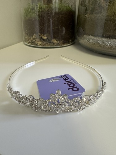 Crystal style tiara - crystal,