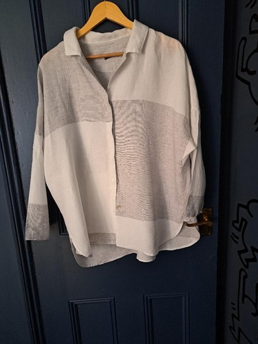 Oska oversized grey - oska, grey/white