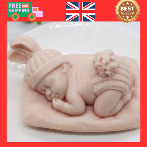 Sleeping baby silicone mold - baby,