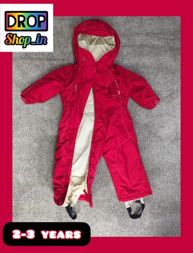 Wedze unisex red ski suit - red,