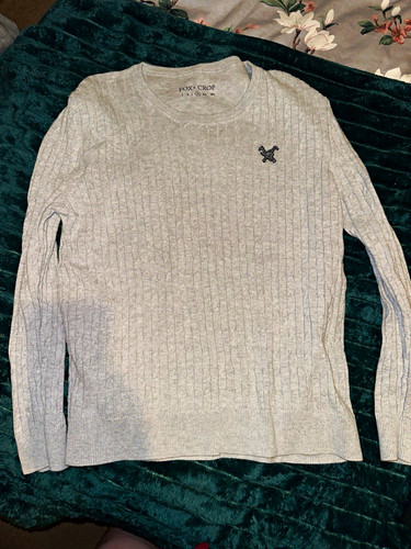 Fox crop men grey cable - crop,