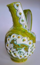 Mid century modern Italian Goat & Umbrella jug vase Fratelli Fanciullacci MCM