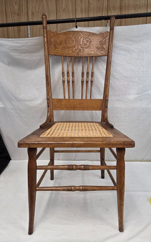 Antique oak pressed - oak, chair