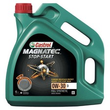 15F67B Magnatec Stop Start Car Engine Oil 4L 4 Litre 0W30 D Synthetic By Castrol