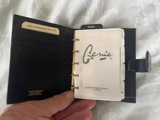 Filofax by James Herringbone Pocket ORGANIZER Wallet VINTAGE 1995