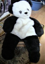 Vintage Merrythought Ironbridge Shropshire Jumbo 28 inch Panda Bear OVER 2 FT