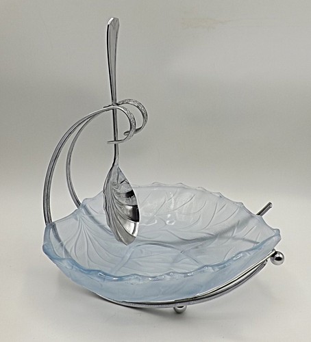 Bagley glass frosted blue - glass,
