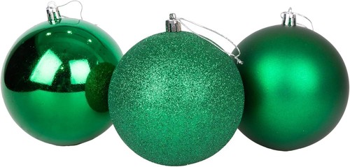 30mm 12pcs christmas baubles - 30mm/12pcs,
