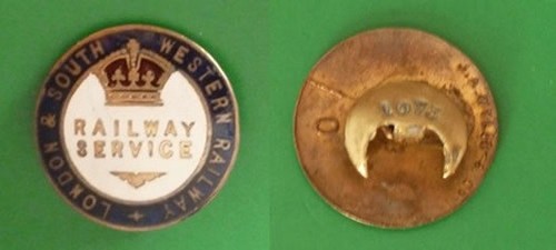 Enamel ww1 war service - ww1,