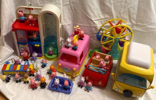 Peppa pig mixed lot furniture - peppa,