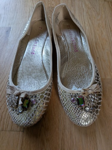 River island flat gold - gold, ballet