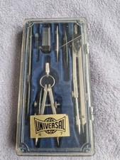 Untested Vintage Technical Drawing Geometry Draughtsman Compass Set By Universal
