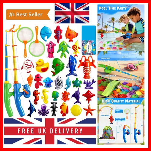 Magnetic fishing toys game set - toys,