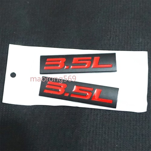 Matte black red metal - 3.5l,
