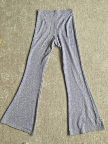 70s bootcut knit trousers
