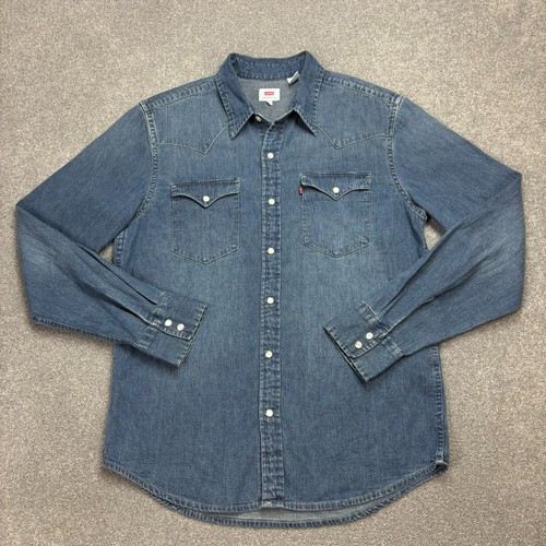 Levis denim shirt adult medium - denim,