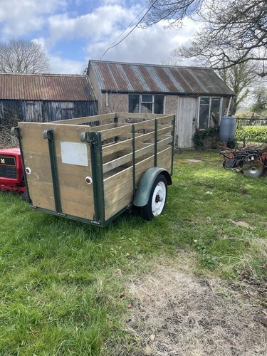 Rice livestock trailer vintage
