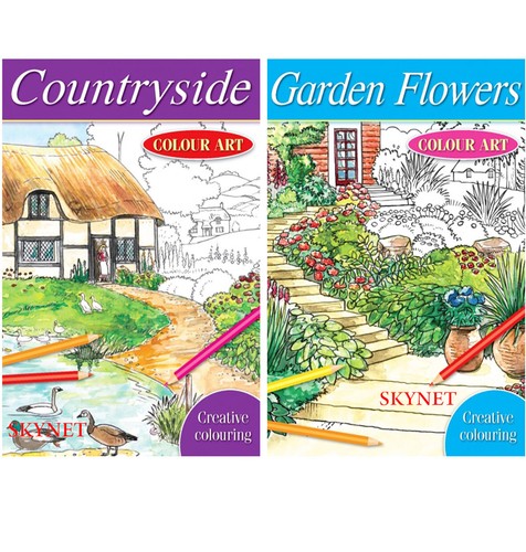 Adult mind relaxing colouring - mind,