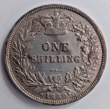1859 Victoria Silver Shilling