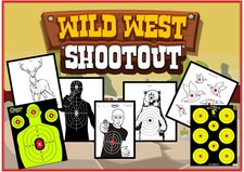 Splatter targets shoot - targets, a4