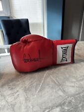 Fabio Wardley Hand Signed Red Everlast Boxing Glove Comes With COA