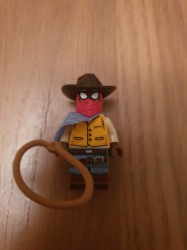Lego cowboy spider man figures - cowboy, spider-man