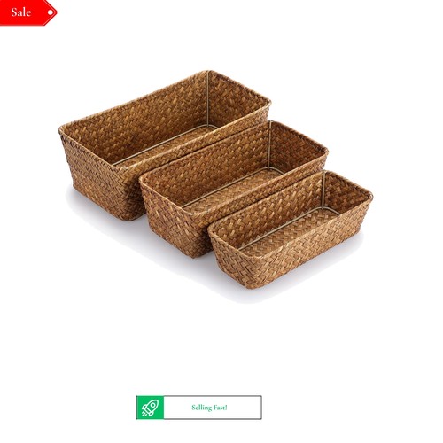Set seagrass woven - 3,