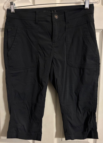 Prana black zip - black, capri