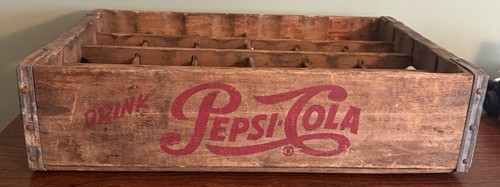 Pepsi wooden soda - soda, crate